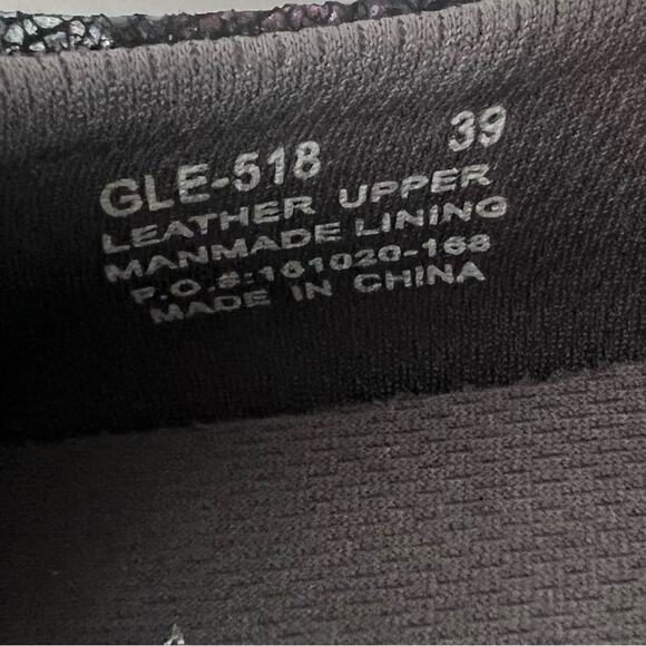 Alegria Glee Slip On Leather Blue & Black Comfort Shoe Women's Size EU 39 - Picture 9 of 10